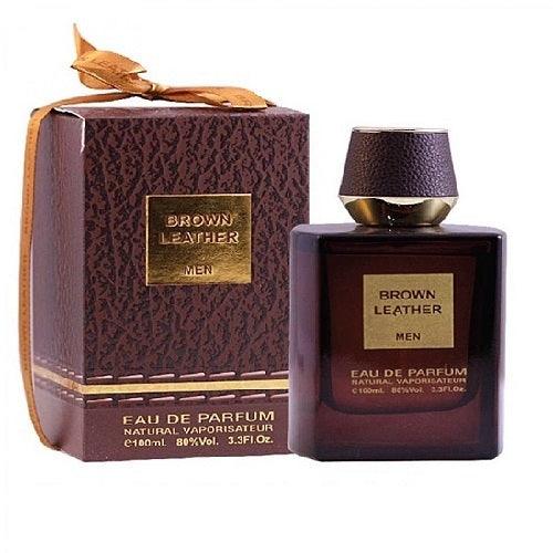 Fragrance World Brown Leather EDP 100ml Perfume For Men - Thescentsstore
